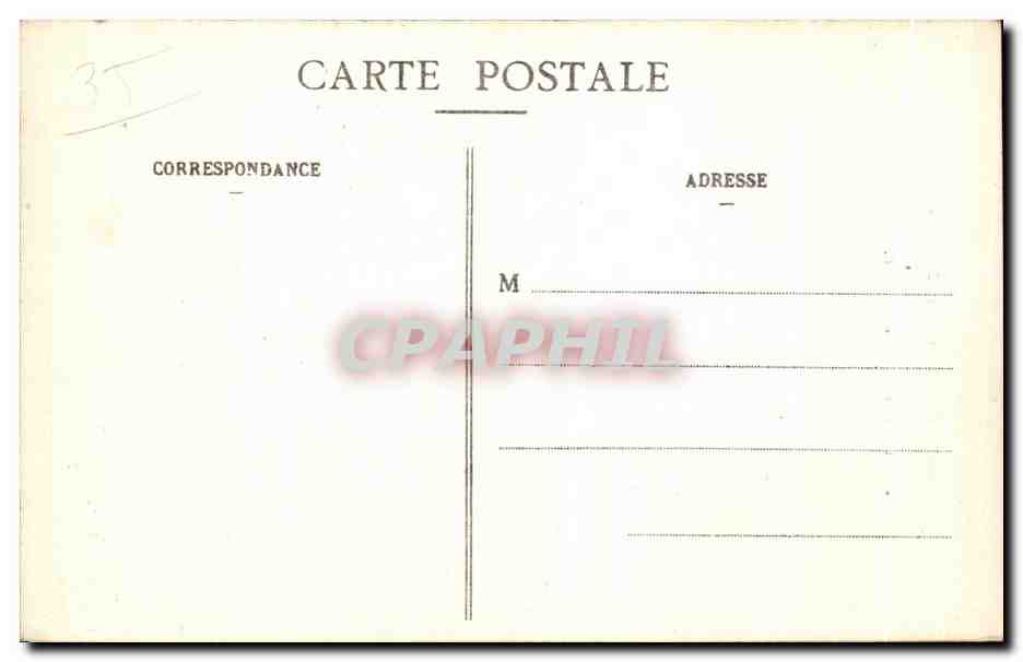 CPA Saint Lunaire Cote d Emeraude Etude de Rochers Dans I Interienur du Decolle  — Verso