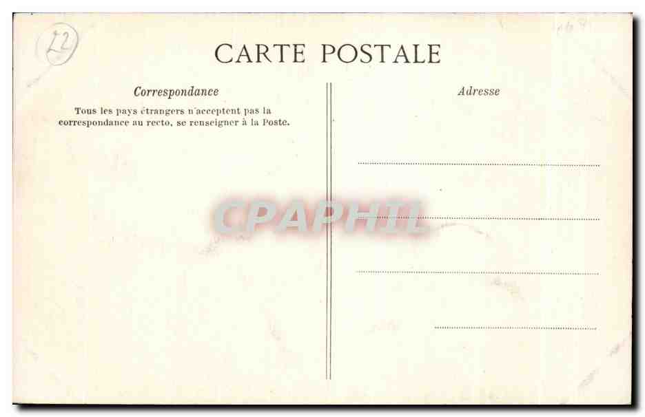 CPA Saint Lunaire Cote d Emeraude Le Decolle — Verso