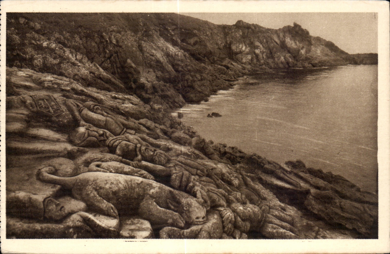 Côte d'Émeraude - Rochers Sculptés et le veau marin — ROTHÉNEUF (I.-et-V.)