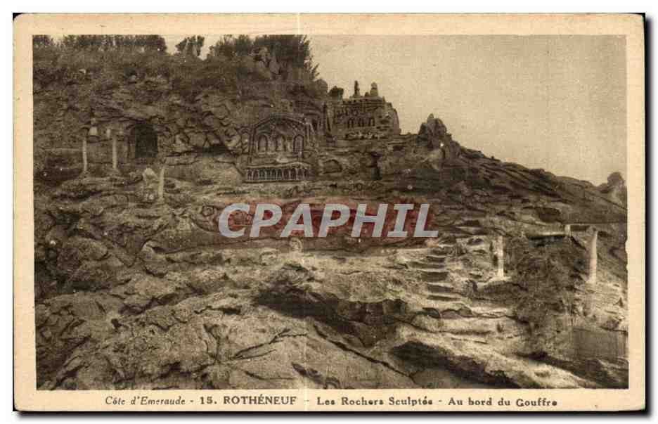Côte d'Émeraude - 15. ROTHÉNEUF - Les Rochers Sculptés - Au bord du Gouffre