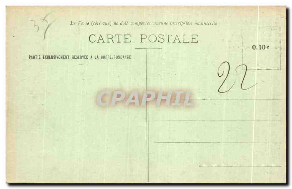 Côte d'Émeraude - Emerald Coast — Les Bords de la Rance - La Vicomté — Édition Guérin, St-Malo (I.-et-V.) — Verso