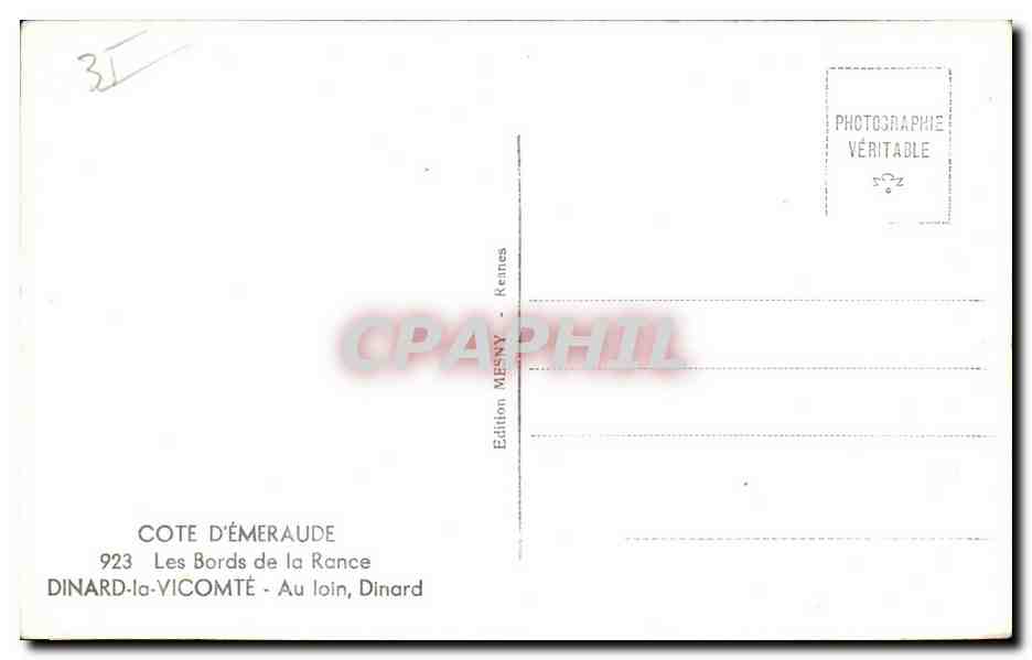 Les Bords de la Rance — Dinard — Édition MESNY, Reînes — Reverso