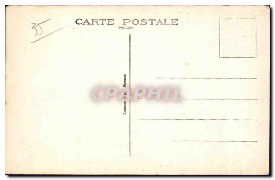 CPA Cote d Emeraude Dinard la Vicomte Vue sur Dinard — Verso
