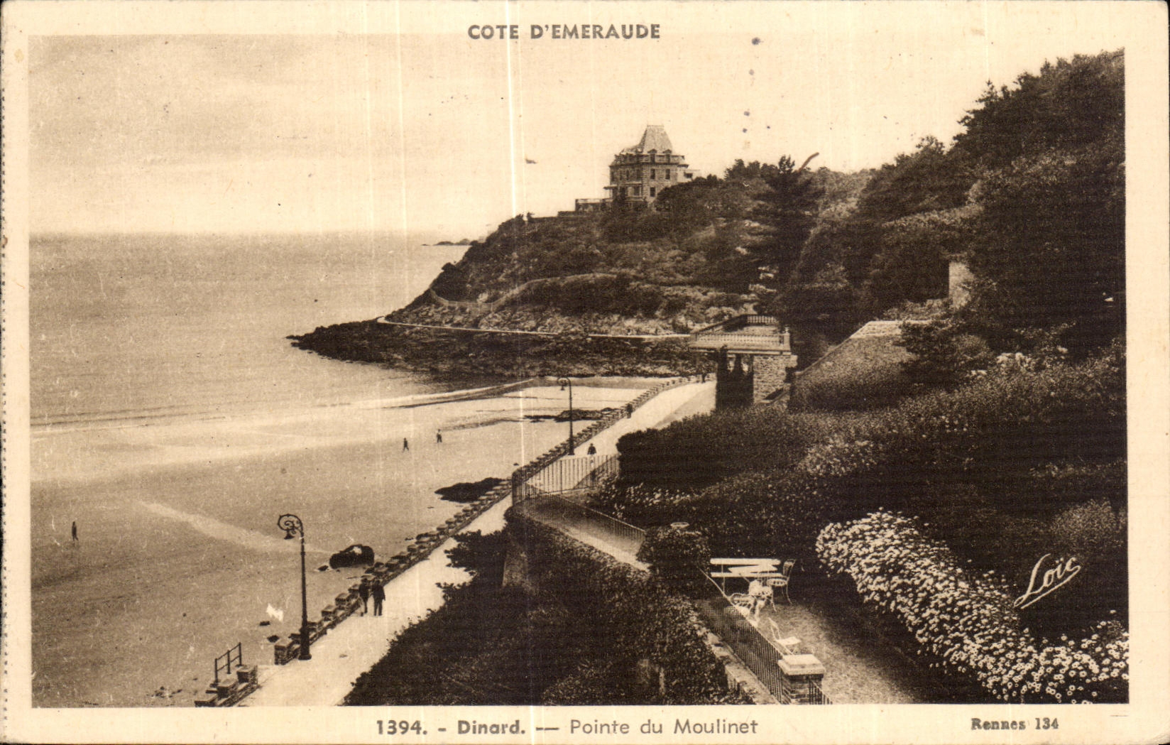 CPA Cote D Emeraude Dinard Pointe du Moulinet