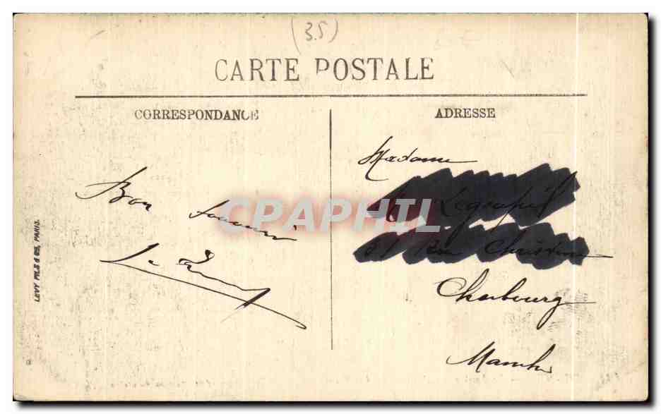 Rennes — Le Jardin des Plantes — Les Serres. — Édit. Gal. — Rückseite