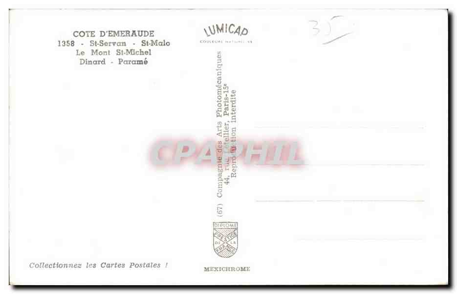 Côte d'Émeraude — Mont-Saint-Michel, Dinard, St-Servan — Lumicap — Reverso
