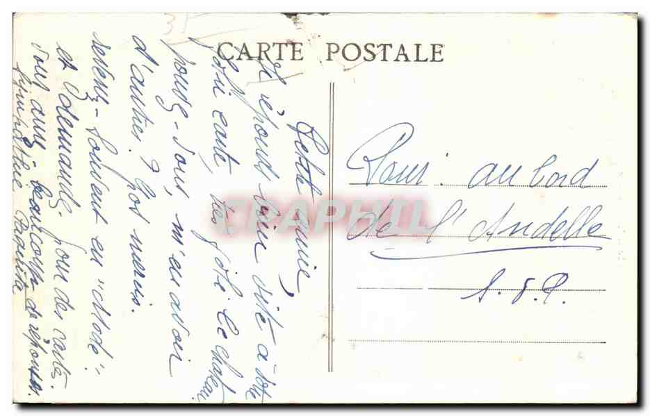 St-SERVAN-sur-MER — La Porte de la Marine et la Tour Soiidor — Édition Guérin, St-Malo, n° 4820 — Achterkant