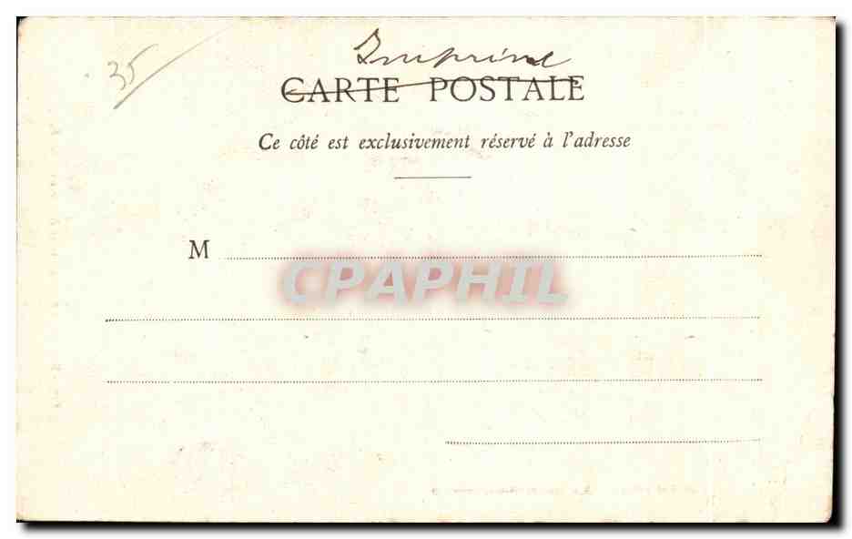 La Vierge de Bizeux — Cote d’Émeraude sur la Rance — St-Servan — G. F. — n°897 — Verso