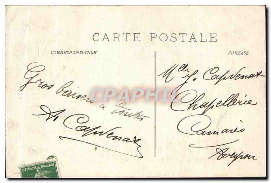 Mlle Madeleine Roch, de la Comédie Française — en costume oriental — éditée par la Comédie Française — Verso