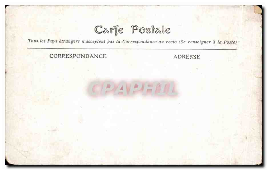 CPA Paris Montmartre Cabaret Ciel Onesime — Verso