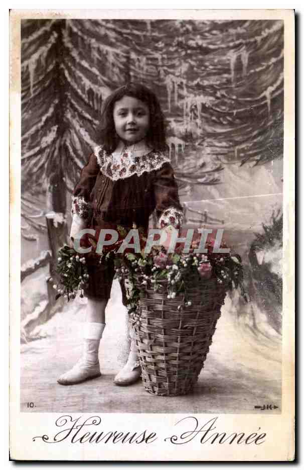 CPA Fantaisie Hereuse Annee Enfant 