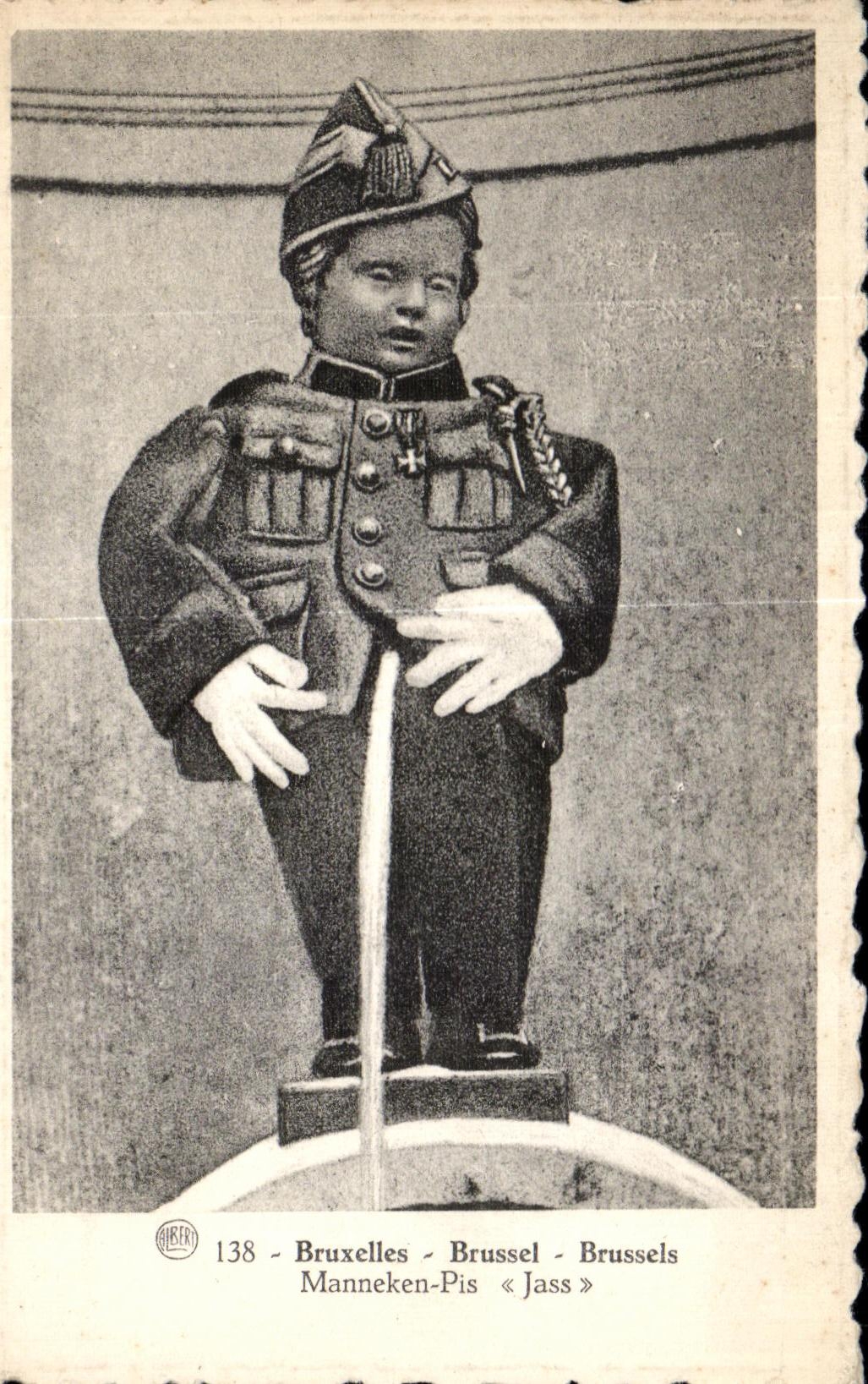 CPA Bruxelles Brussel Brussels Manneken Pis Jass