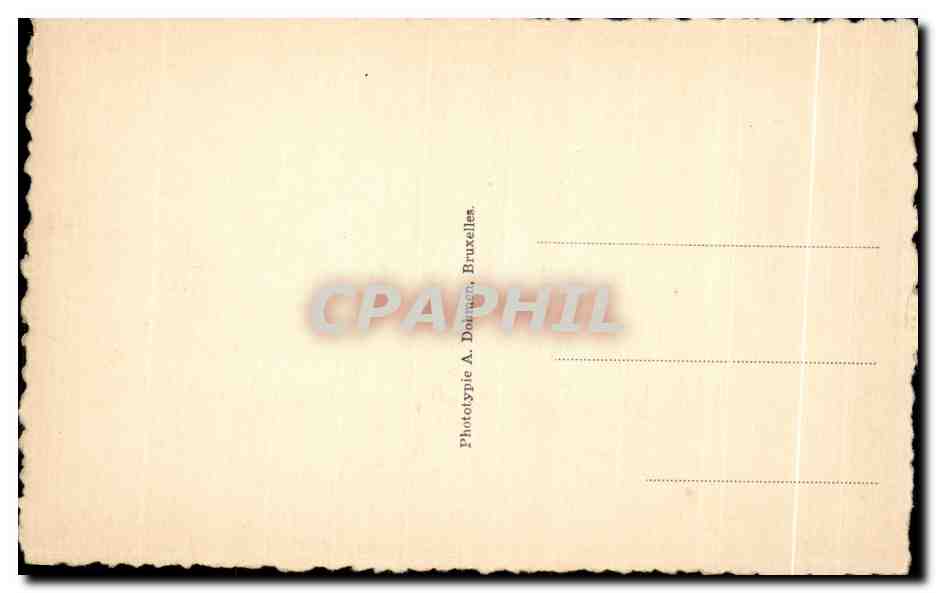 CPA Brussel Groote Markt Koning s Huis en Brussels Market Place King s House and Bloemenmarkt Market — Verso