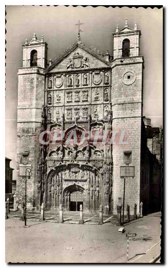 CPA Valladolid Fachada de la Igtestu de San Pablo St Paul Facade Eglise de St Paul Facade