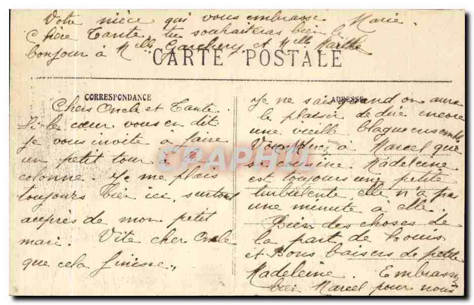 Zwavelkolom van de Grote Armée — Écully-sur-Mer — Uitgever Stevenson, n° 5 — Achterkant