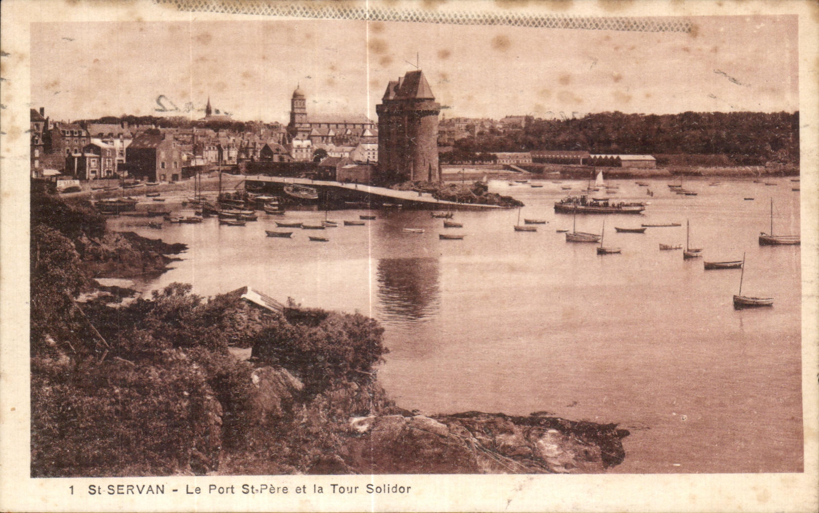 St-SERVAN - Le Port St-Père et la Tour Solidor — Édition An Kindhier, Saint-Malo
