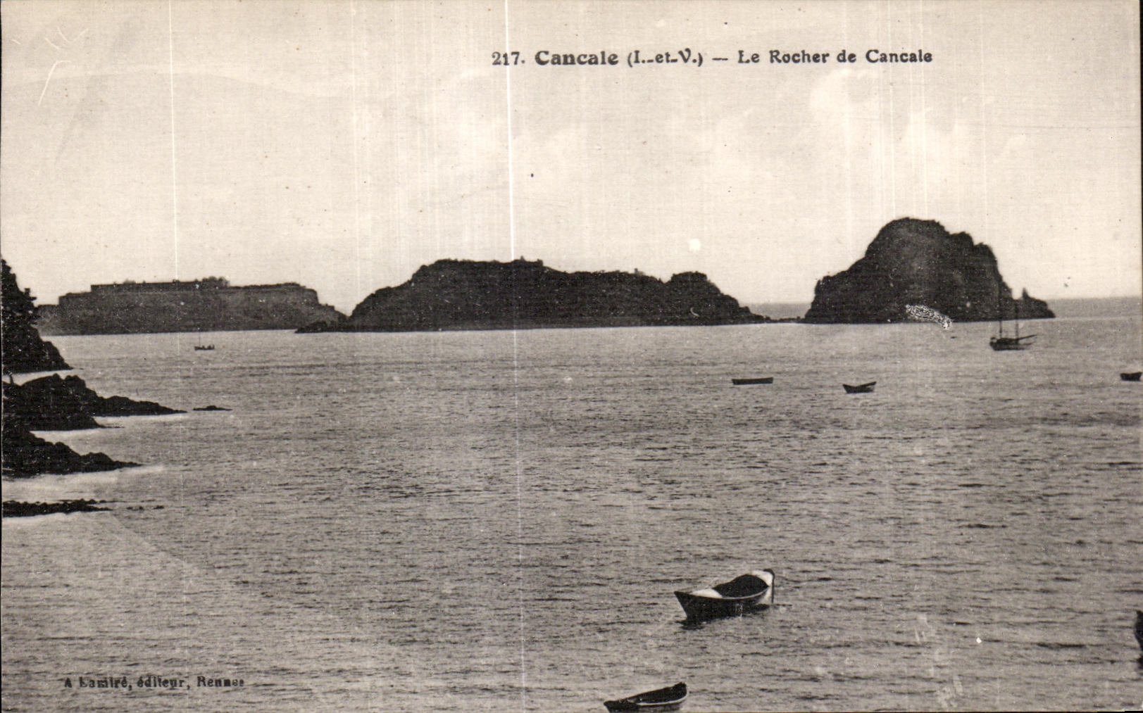 Cancale (I.-et-V.) — Le Rocher de Cancale — A. Lamiré, éditeur, Rennes