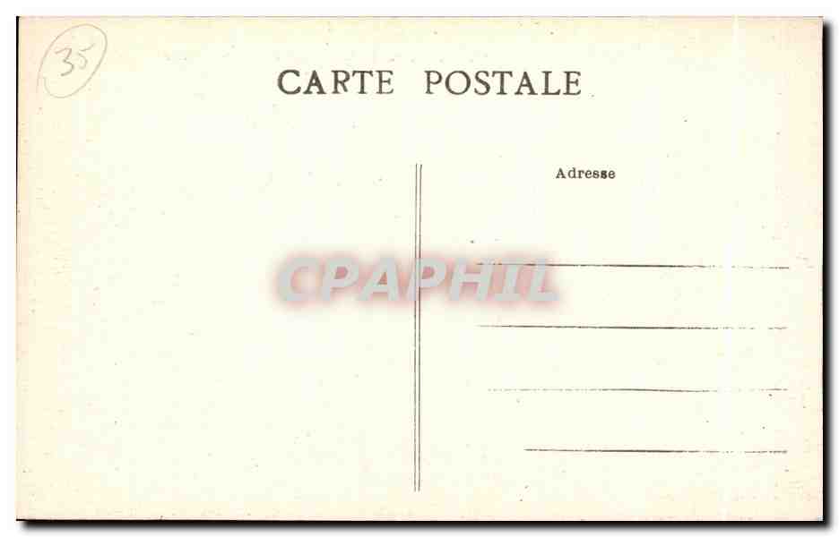 Cancale (I.-et-V.) — Le Rocher de Cancale — A. Lamiré, éditeur, Rennes — Verso