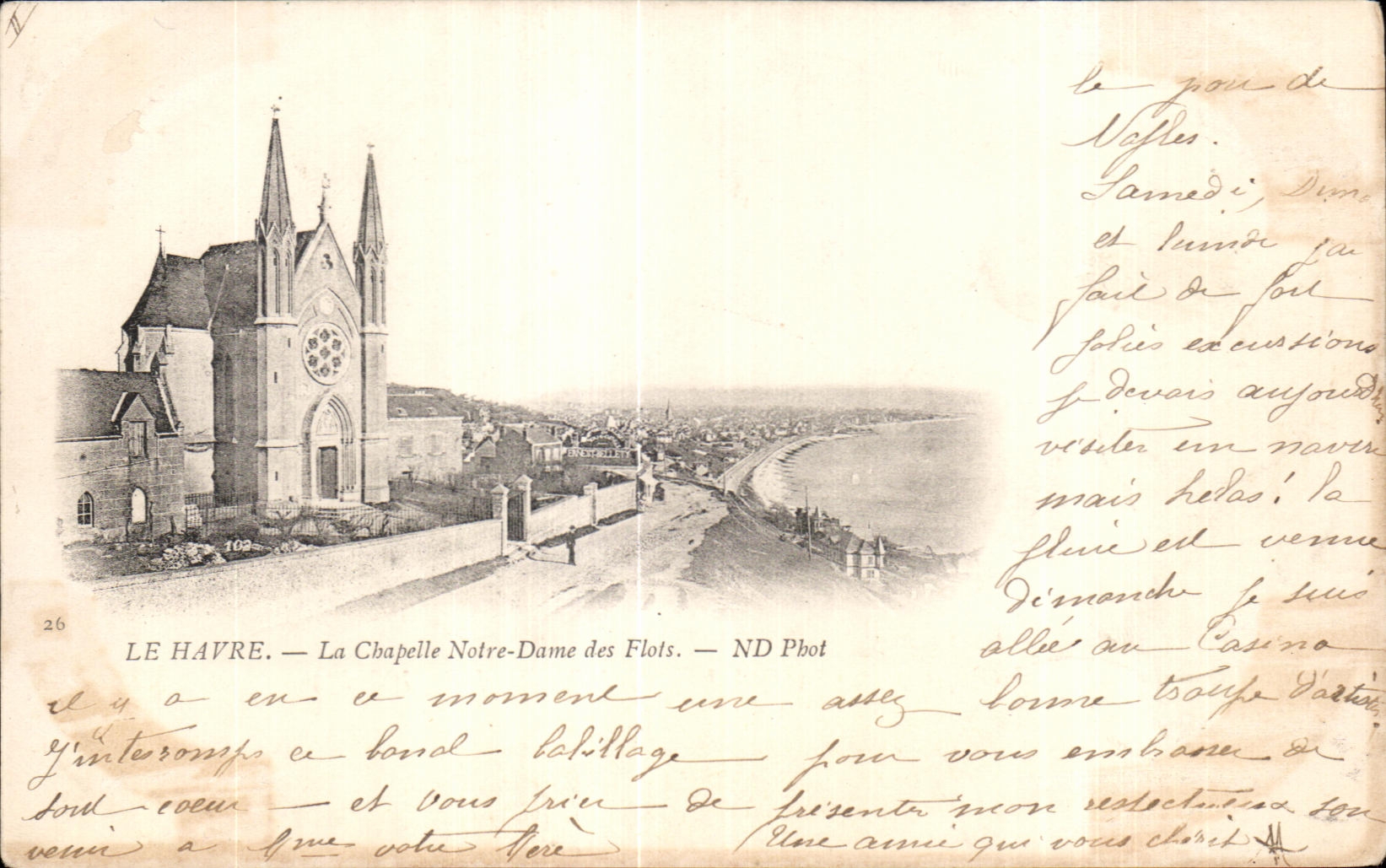 CPA Le Havre la Chapelle Notre Dame des Flots