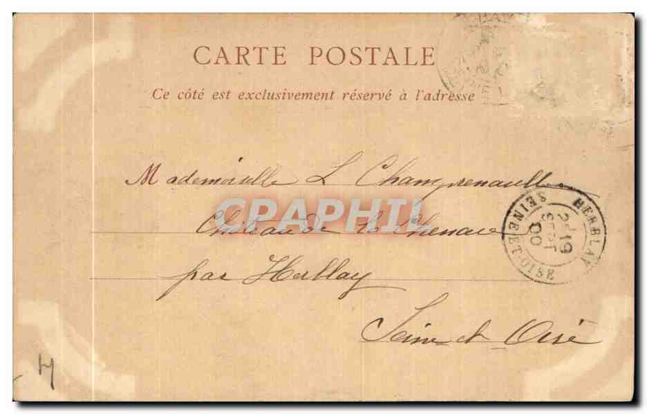CPA Le Havre la Chapelle Notre Dame des Flots — Rückseite