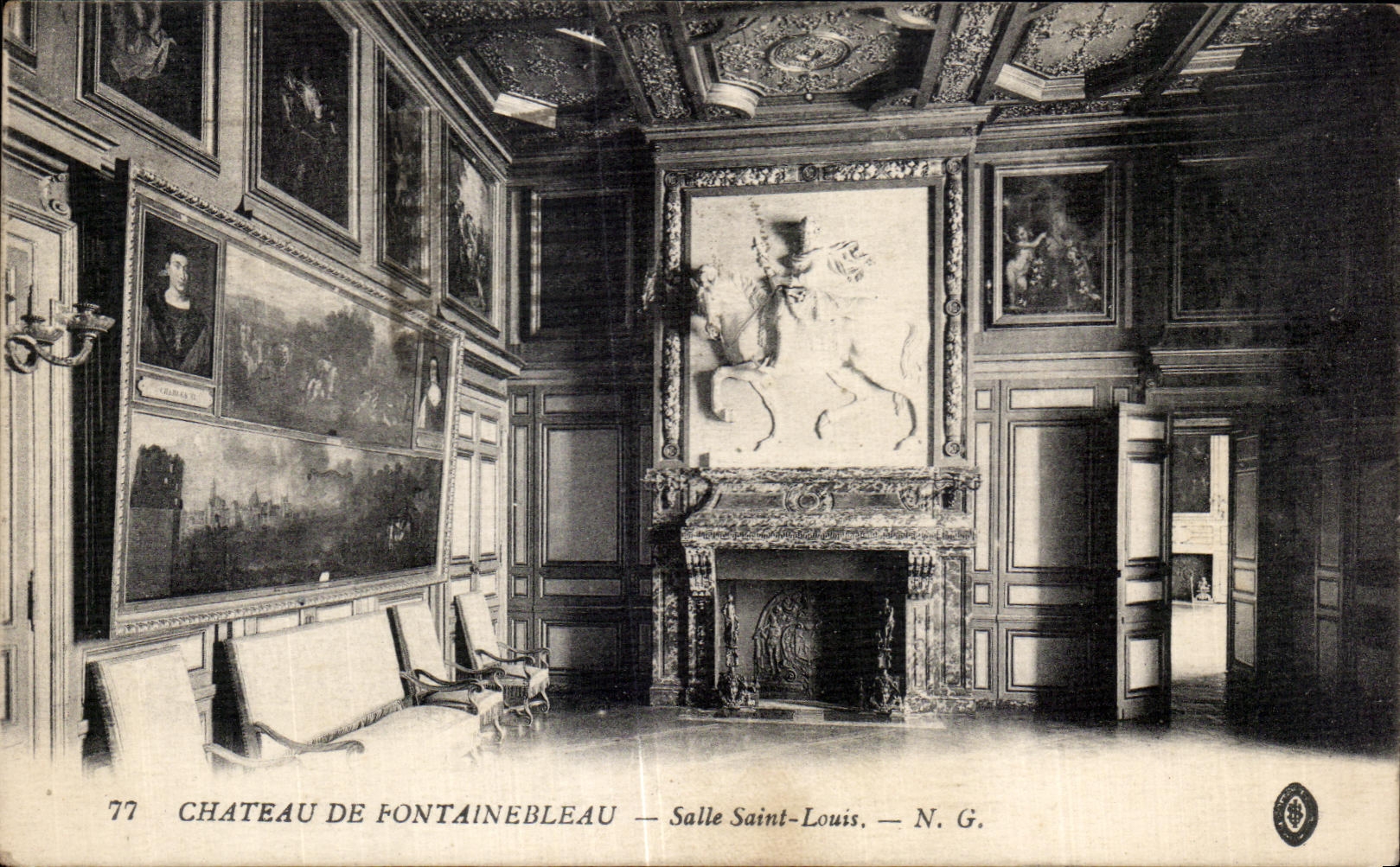 Schloss Fontainebleau — Zimmer Saint-Louis — N. G.
