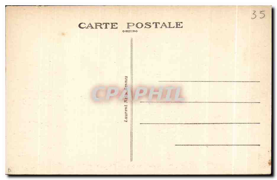 CPA Dinard La Vicomte Vue sur Dinard — Verso