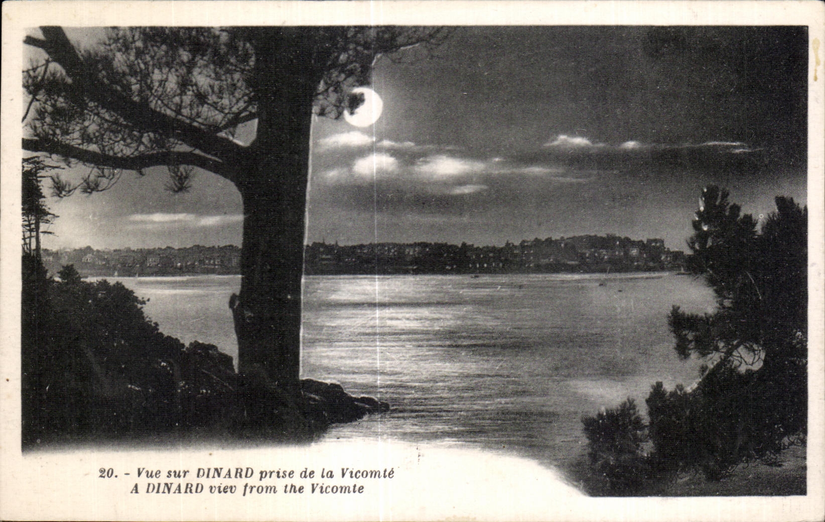 Vue sur DINARD prise de la Vicomté — G. Artaud, éditeur — n° 20