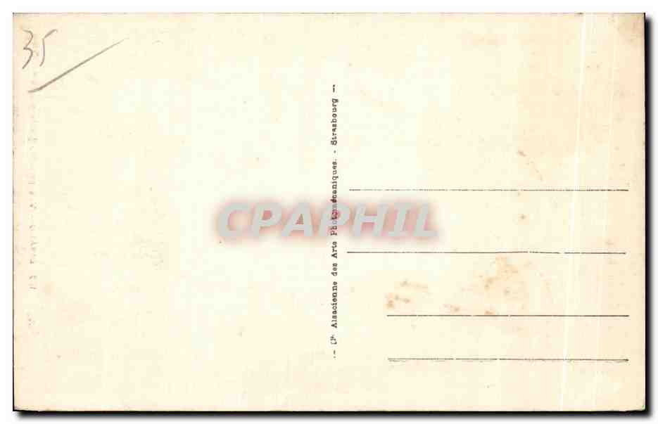 DINARD - Vue prise du jardin public — CPA n°109 — éditeur A.P.C. — Rückseite