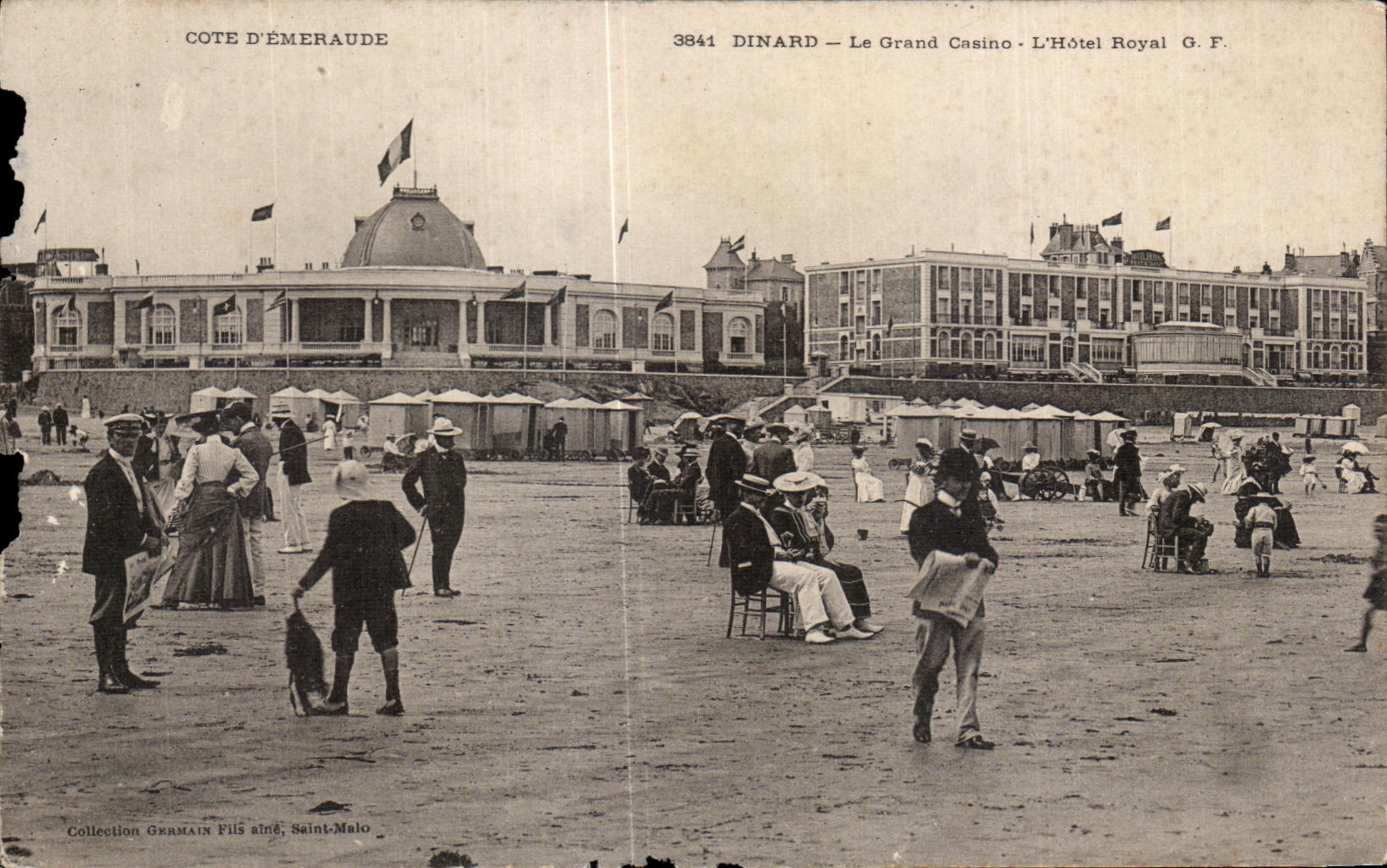 Dinard — Le Grand Casino - L'Hôtel Royal G.F. — Collection Germain Fils aîné, Saint-Malo