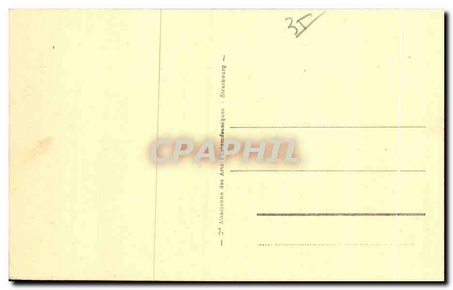 Dinard - La Promenade des AJliés et la Pointe du Moulinet — éditeur C° d'Impr. des Arts Plastiques — n° 50 — Verso