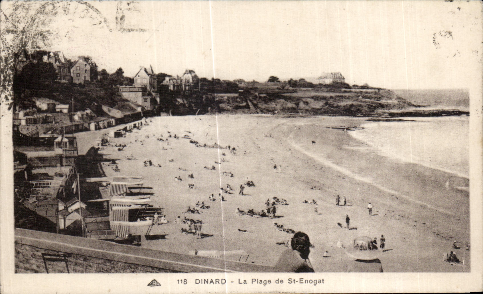 CPA Dinard La Plage de St Enogat 