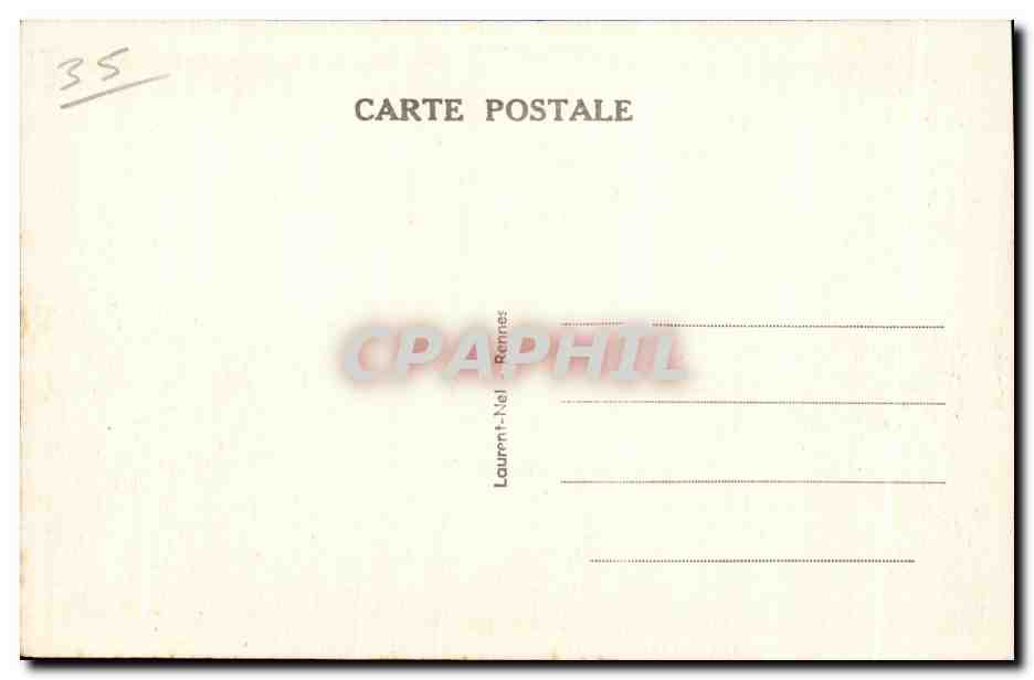 CPA Dinard la Promenade Bords de la Rance Chemin de Ronde — Verso