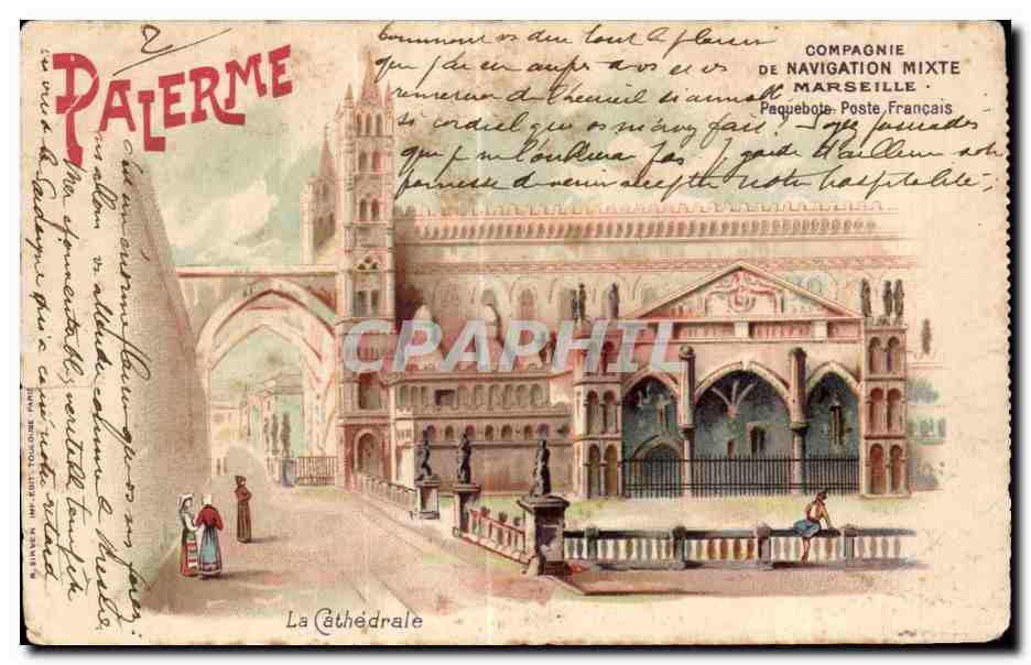 CPA Palerme palermo La cathedrale