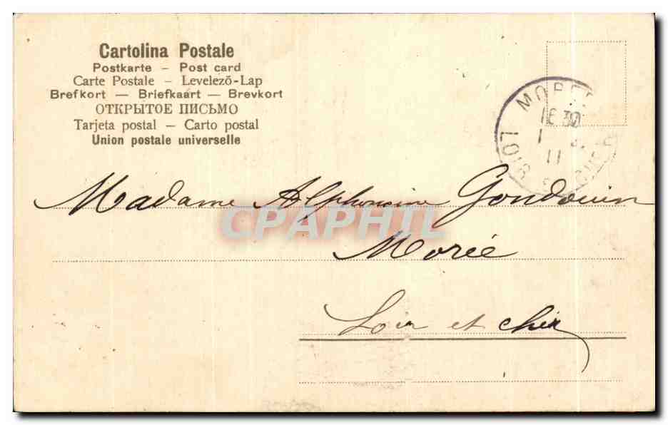 CPA Piazzetta Patazzo dei Dogi Venezia — Rückseite