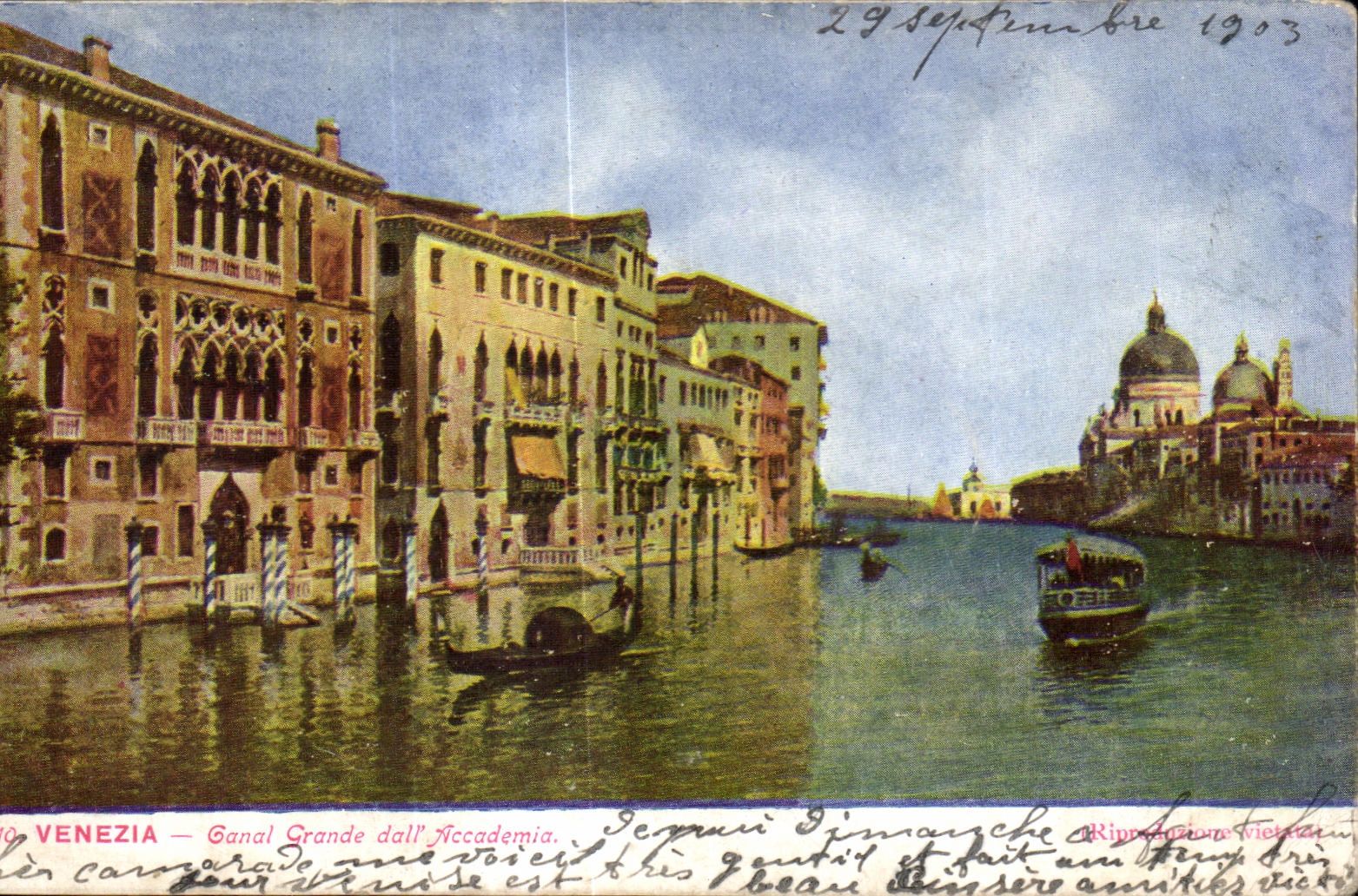 CPA Venezia Ganal Grande dalf 