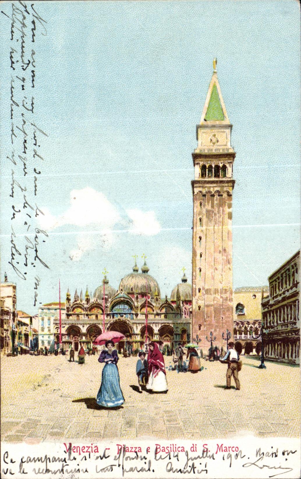 CPA Venezia Piazza e Basilica di s Marco