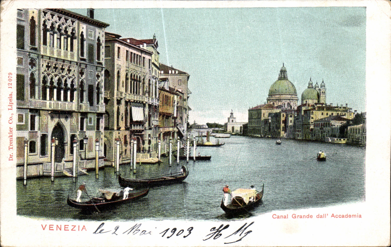CPA Venezia Canal Grando dall Accadomis