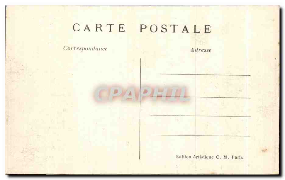 MANTES-la-JOLIE - Notre-Dame - La Tour St-Maclou - vue de l'Île aux Dames - C. M. n°106 — Verso