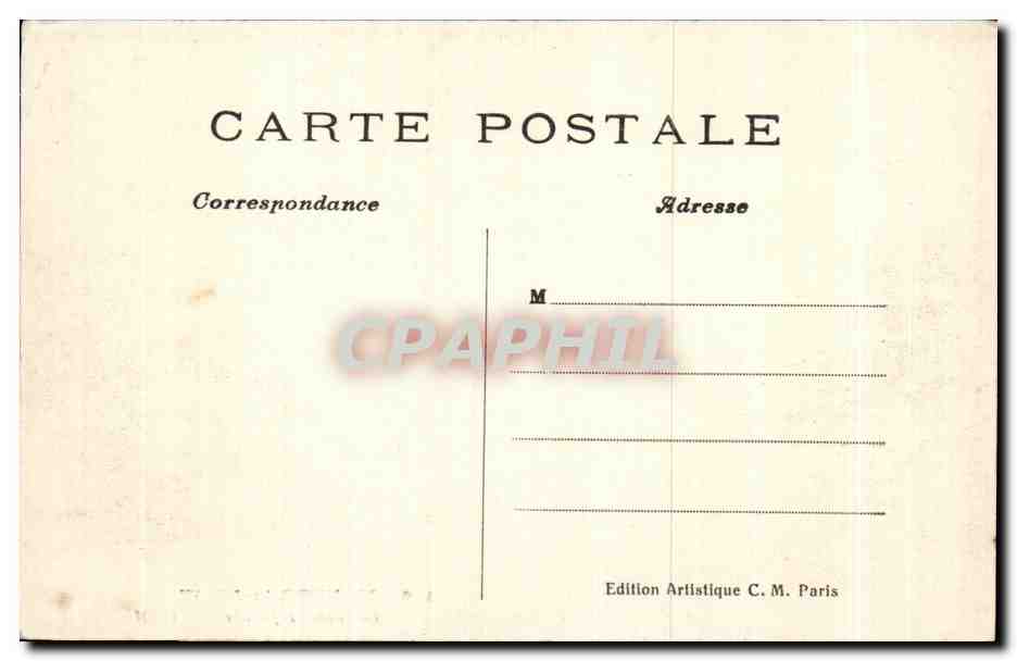 Mantes-la-Jolie — La Sous-Préfecture — Édition Artistique C. M. — Verso
