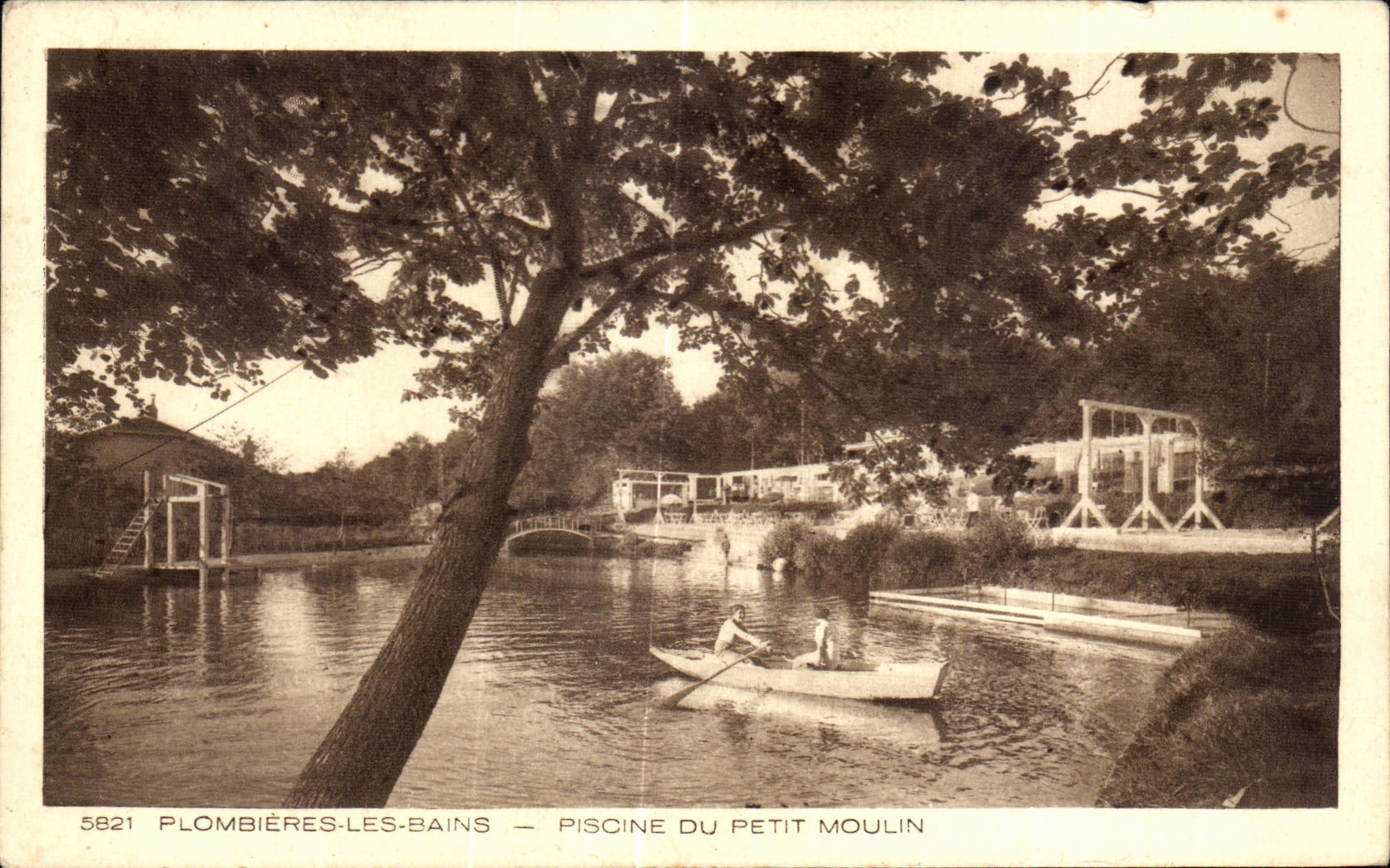 CPA Plombieres les Bains Piscine du Petit Moulin