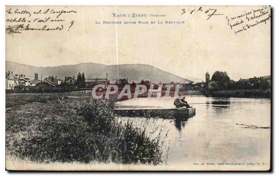 CPA Raon l Etape (Vosges) La Meurthe kntre et la Nauville