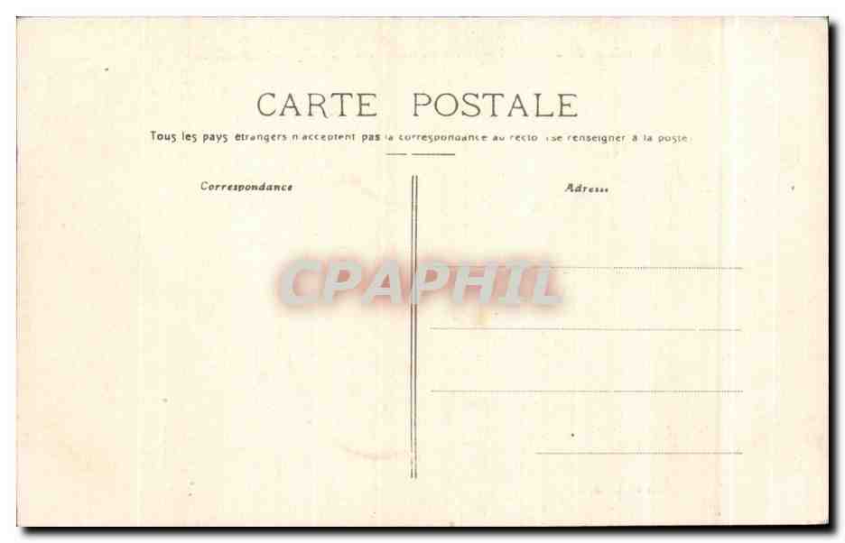 CPA Breck Plage Vue generale de l Hoptial maritime — Back