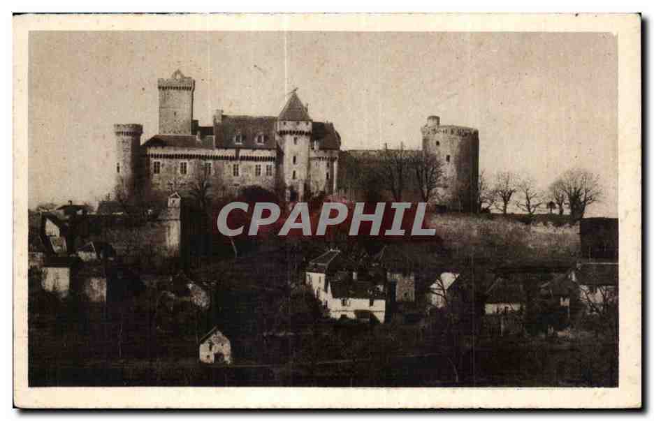 CPA Chateau de Castelnau pres Bretenoux Vue d ensemble