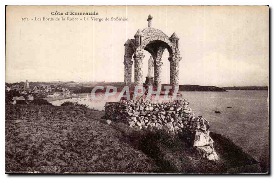 CPA Cote d Emeraude Les Bords de la Rance La Vierge de St Suliac