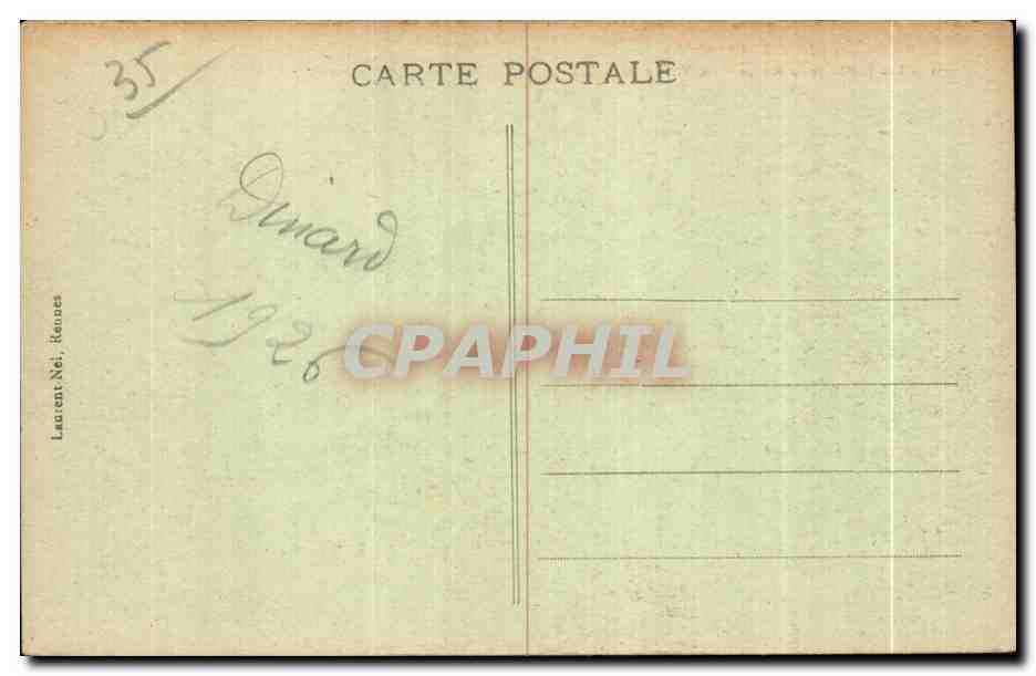 CPA Cote d Emeraude Les Bords de la Rance La Vierge de St Suliac — Rückseite