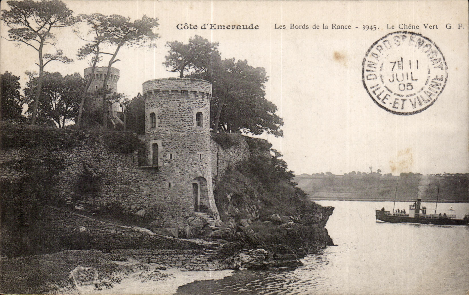 Les Bords de la Rance — Le Chêne Vert — G.F. — Côte d'Émeraude