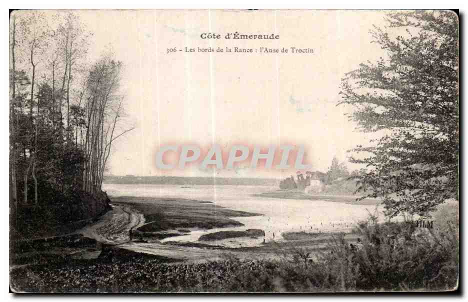 Côte d'Émeraude — Les bords de la Rance : l'Anse de Troctin — Côte d'Émeraude, n° 306