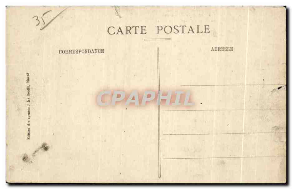 CPA Merveilleux Voyage de La Rance a bord des Vedettes Dinardaises Le Pont de Lessard — Verso