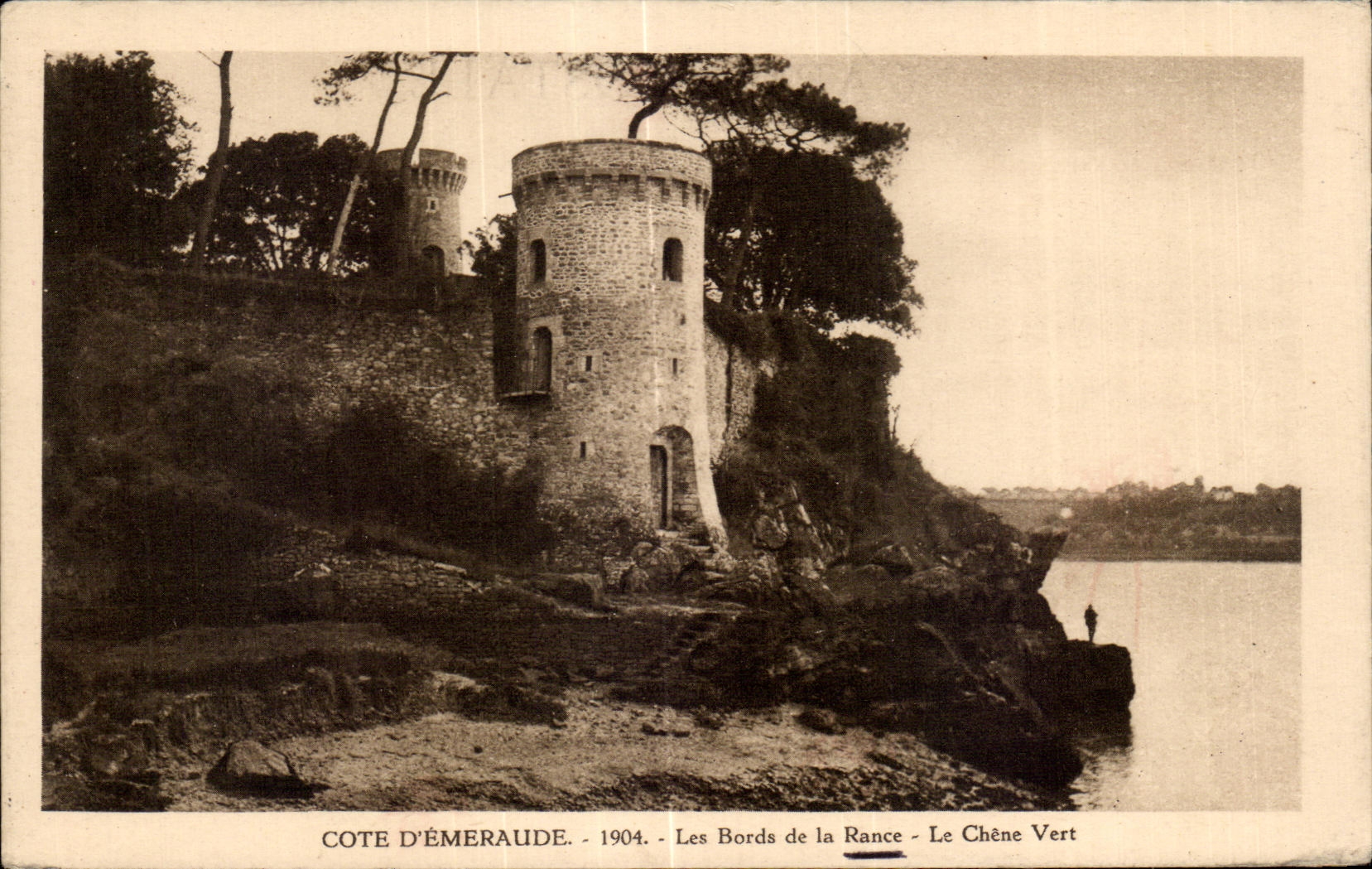 Côte d'Émeraude - Les Bords de la Rance - Le Chêne Vert - 1904