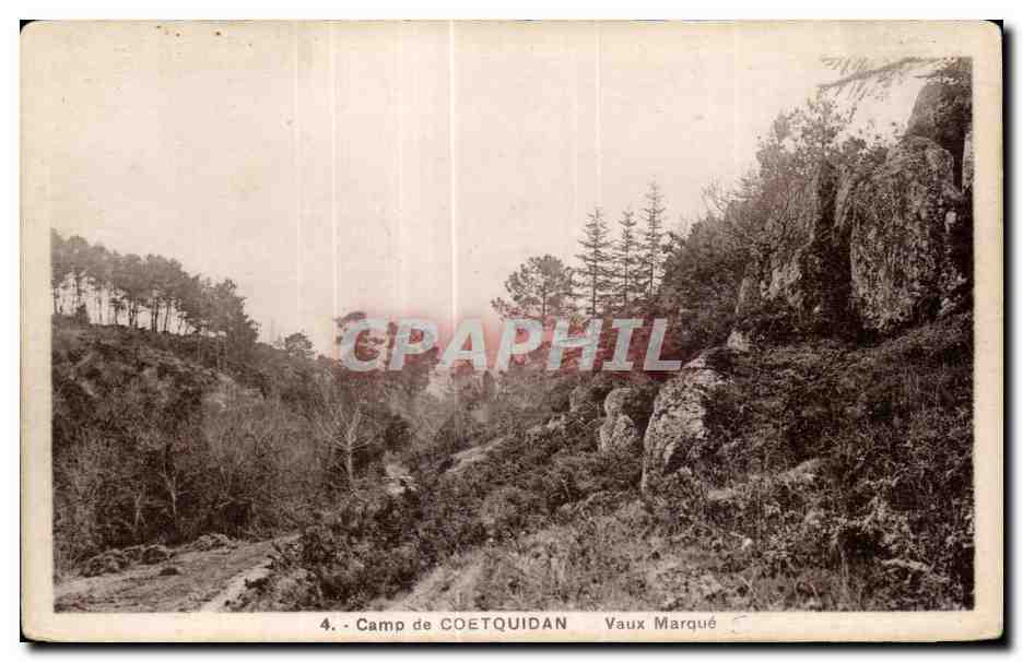Camp de Coetquidan — Vaux Marqué — J. Barthoux, Éditeur Coëtquidan